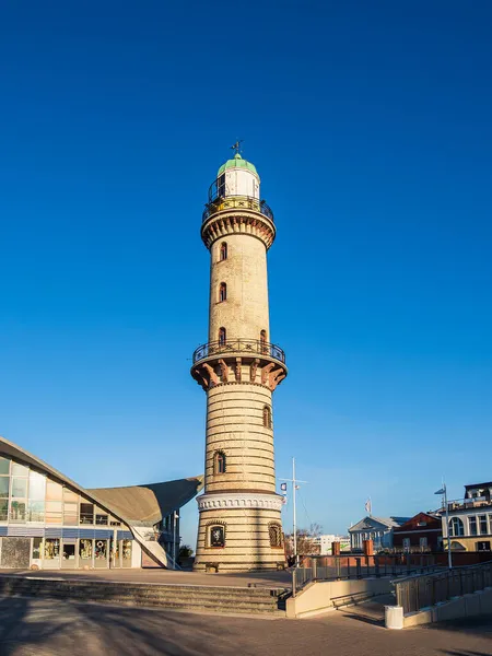 View Lighthouse Warnemuende Germany — Stock Photo, Image