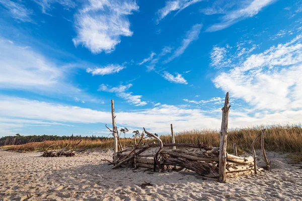 Badehose Strand Weststrand Der Ostseeküste Deutschland — Stockfoto