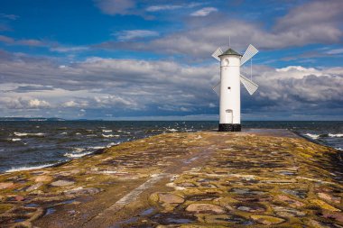 Swinemuende 'deki Deniz Feneri Polonya' daki Kullanım Alanı.