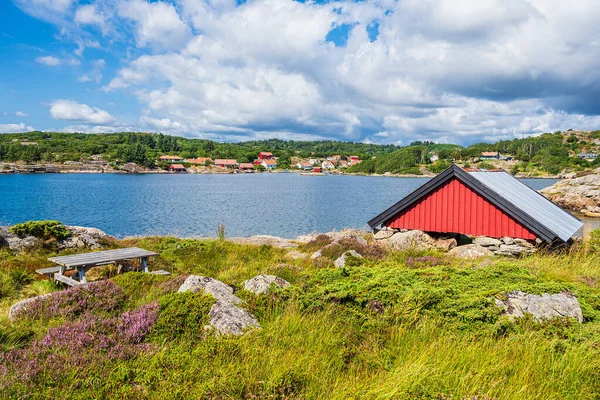Paesaggio Sull Isola Dell Arcipelago Skjernoya Norvegia — Foto Stock