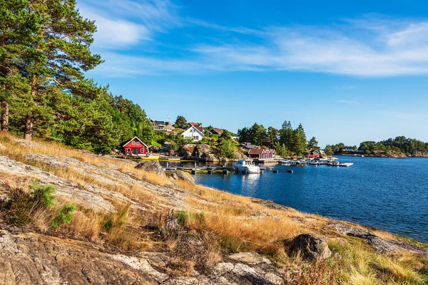 Landschap Het Eilandenrijk Skjernoya Noorwegen — Stockfoto