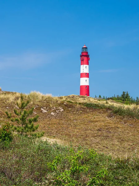 島にあるWittduenの灯台 Amrum Germany — ストック写真