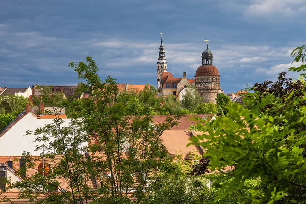 Uitzicht Historische Torens Goerlitz Duitsland — Stockfoto