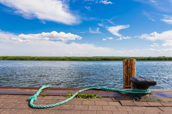 Landing Stage Port Wieck Germany — ストック写真