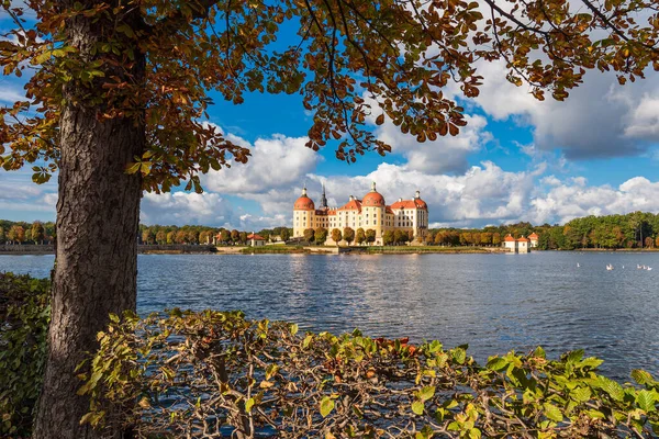 Veduta Del Castello Moritzburg Sassonia Germania — Foto Stock