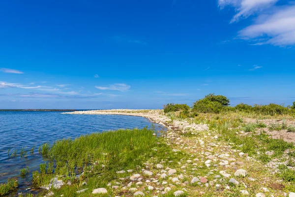 瑞典奥兰岛上波罗的海海岸的景观 — 图库照片