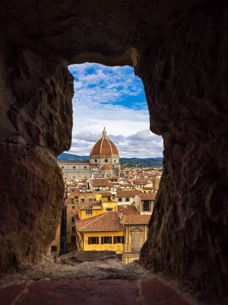 Vue Sur Cathédrale Santa Maria Del Fiore Dans Ville Florence — Photo
