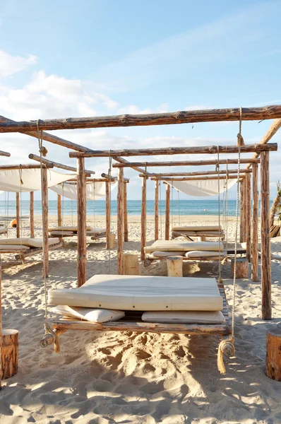 Beach beds — Stock Photo, Image