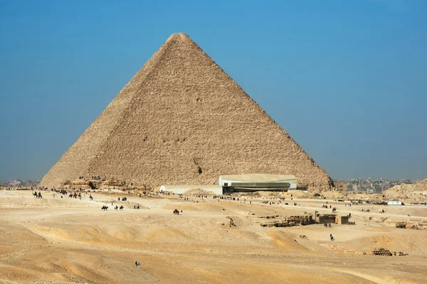 Great Pyramid Giza Also Known Pyramid Khufu Pyramid Cheops Oldest — Stock Photo, Image