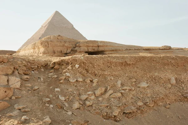 Pyramiden Khafre Även Kallad Khafra Khefren Eller Chephren Den Näst — Stockfoto