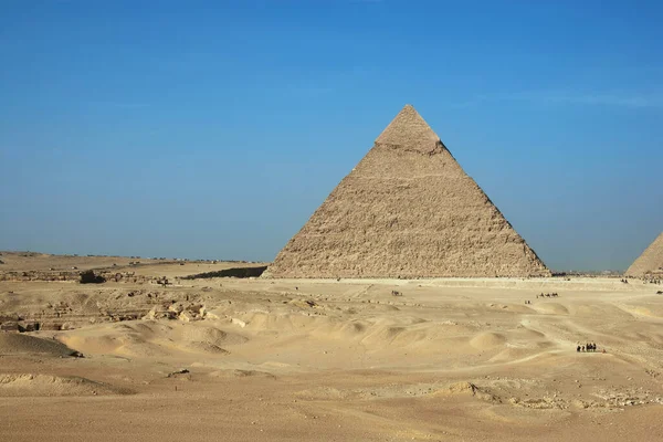 Pyramide Von Khafre Auch Als Khafra Khefren Gelesen Oder Von — Stockfoto