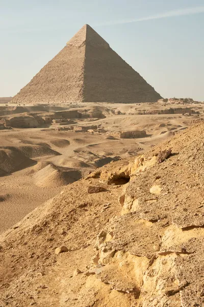 Pirámide Khafre También Leída Como Khafra Khefren Chephren Segunda Más —  Fotos de Stock