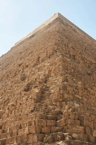 Пирамида Хафре Читается Хафра Кефрен Чефрена Является Второй Высоте Второй — стоковое фото