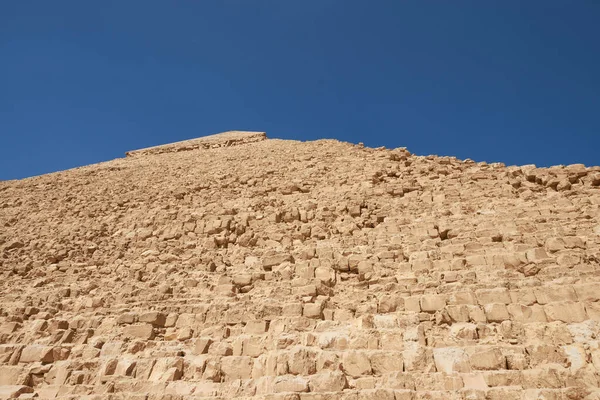 Pirâmide Khafre Também Conhecida Como Khafra Khefren Chephren Segunda Maior — Fotografia de Stock