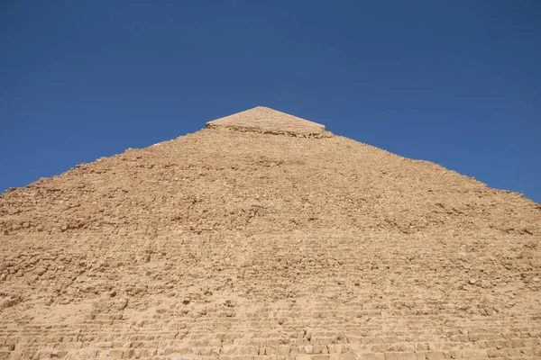 Pirâmide Khafre Também Conhecida Como Khafra Khefren Chephren Segunda Maior — Fotografia de Stock
