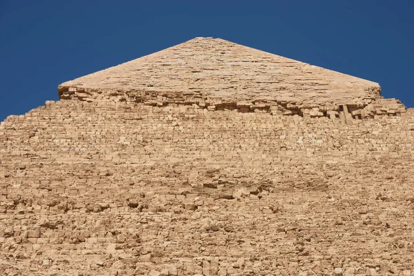 Pirâmide Khafre Também Conhecida Como Khafra Khefren Chephren Segunda Maior — Fotografia de Stock