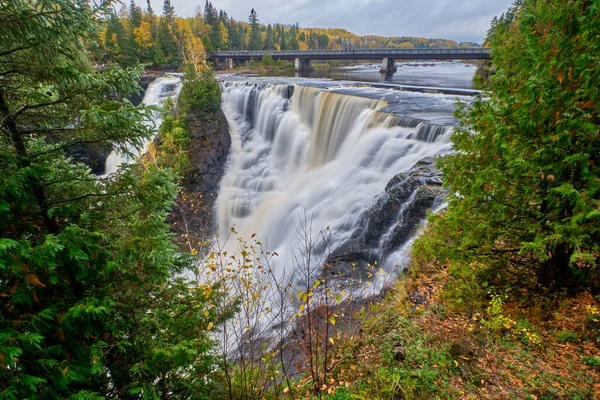 Kakabeka Falls Bij Thunder Bay Ontario Staat Bekend Als Niagara — Stockfoto