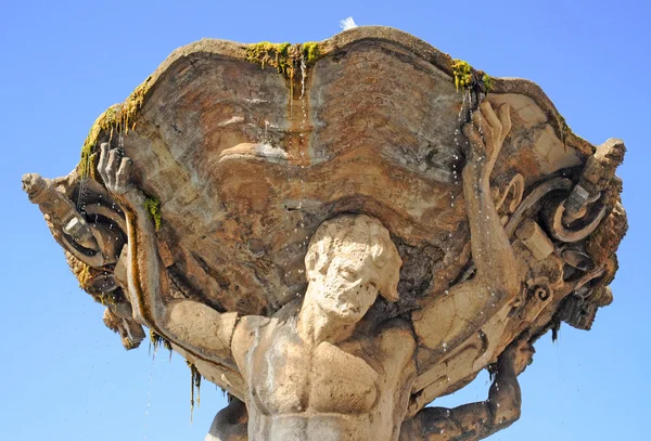 Fontana antica a Roma — Foto Stock