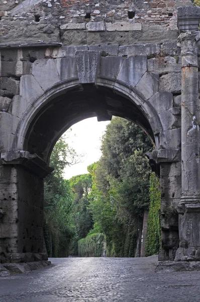 Via appia antiqua rom — Stockfoto