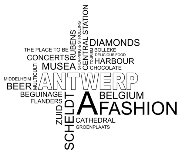 kelime bulutu antwerp