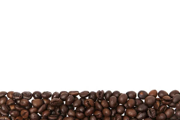 Coffee beans border — Stock Photo, Image