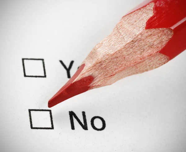 soru formu Evet ya da değil