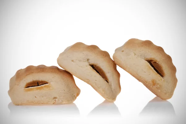 Три печиво складhárom cookie-k összetétele. — Stock Fotó
