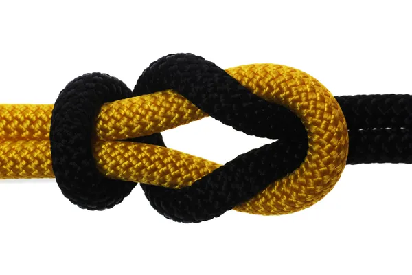 siyah ve sarı ip akademik düğüm