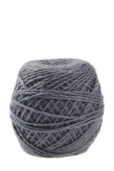 Ball of gray yarn — Stock Photo, Image