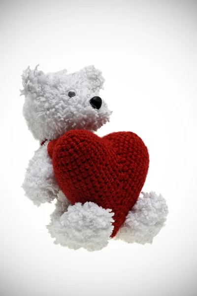 Knitted bear — Stock Photo, Image