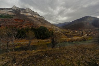 Iskar river Gorge. Bulgaristan. Erken Bahar
