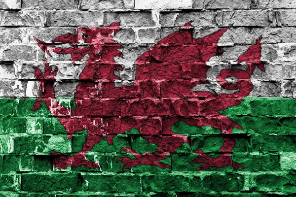 Wales flagge — Stockfoto