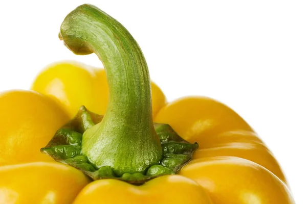 Yellow pepper on a white background Stock Photo