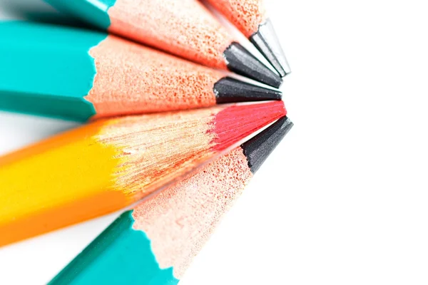 Selection of red pencil — Stock Photo, Image