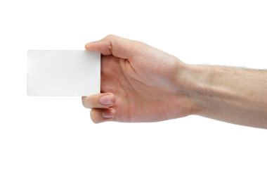 Showing blank card