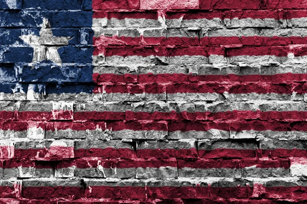 Liberia-Flagge — Stockfoto