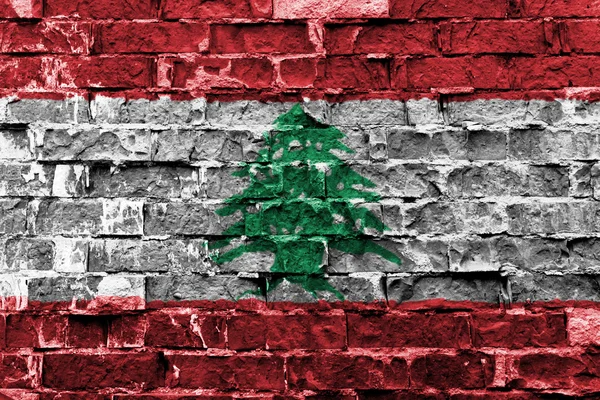 Bandera de lebanón — Foto de Stock