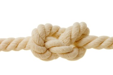 beyaz zemin üzerinde sekiz knot