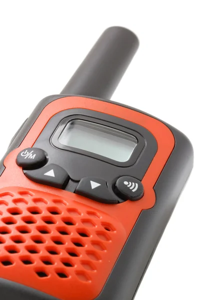 Orange walkie talkie. isolated on white background — Stock Photo, Image