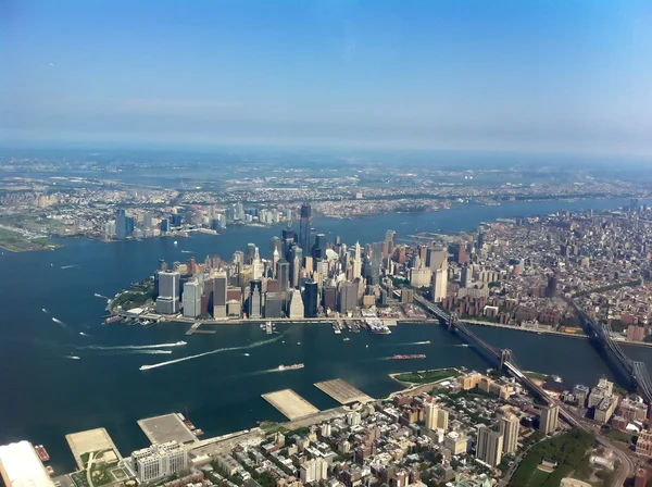 Manhattan from above Royalty Free Stock Photos