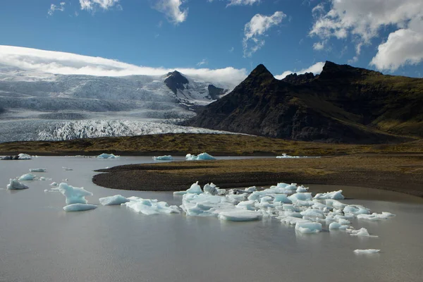 Les Glaciers Islandais Fondent Réchauffement Climatique — Photo
