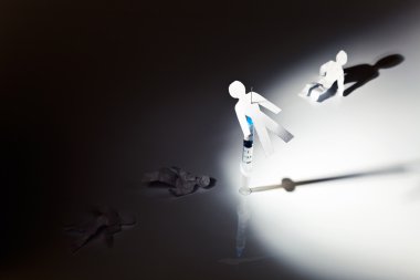 uyuşturucu bağımlılığı konulu kavramsal görüntü