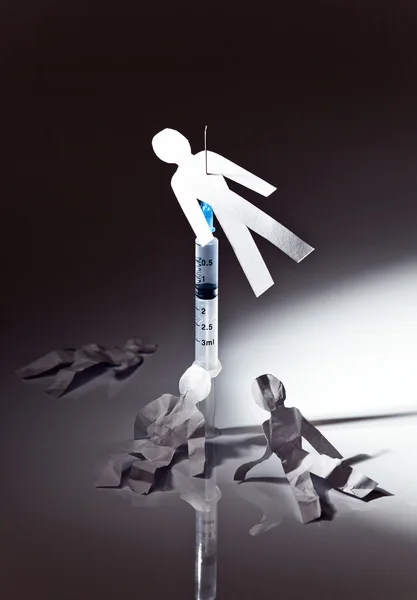 Obraz koncepcyjny na temat uzależnienia od narkotyków — Zdjęcie stockowe
