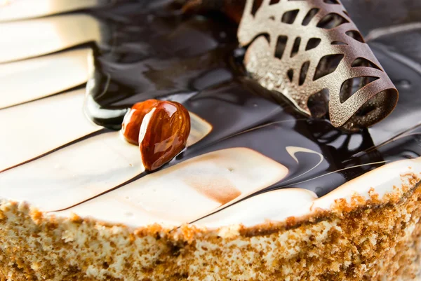 Шоколадный пирог  . — стоковое фото