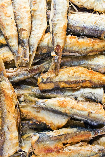 Roasted anchovies — Stock Photo, Image