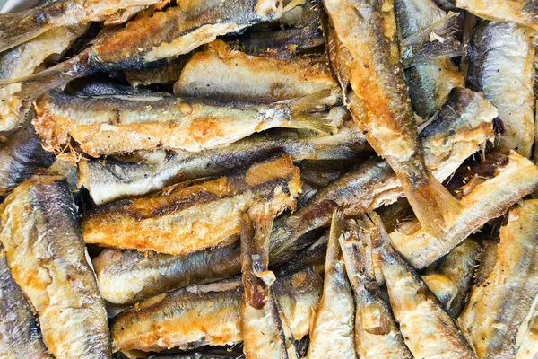 Roasted anchovies — Stock Photo, Image
