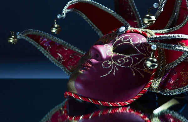 Maschera veneziana con campane — Foto Stock