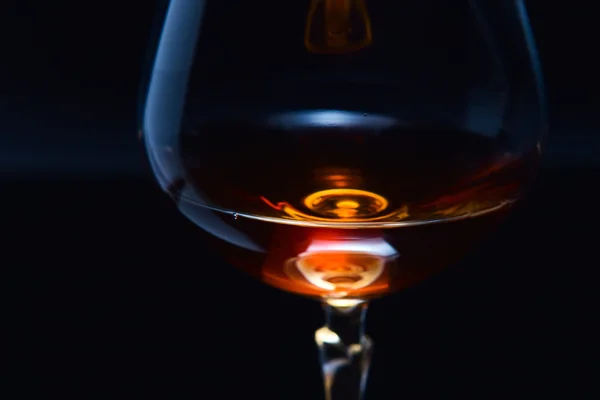 Snifter with brandy — Stock Photo, Image