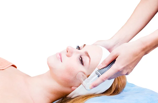 Cosmetic procedures in spa clinic — Stock Photo, Image