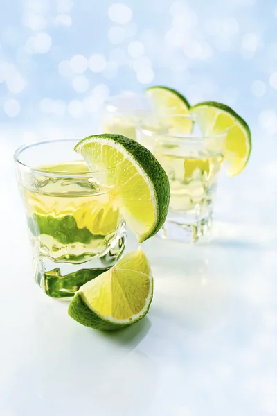 Tequila met kalk — Stockfoto